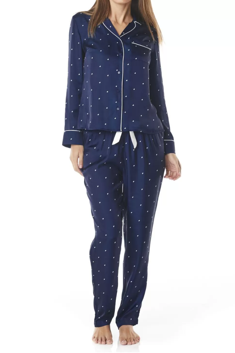 Gingerlily Sale | Pyjama Sets-Aleisha Navy Small Geo Spot PJ