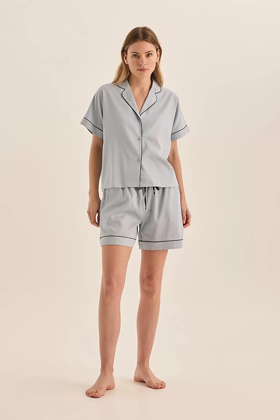 Gingerlily Pyjama Sets-Ariana Double Piping Short Set