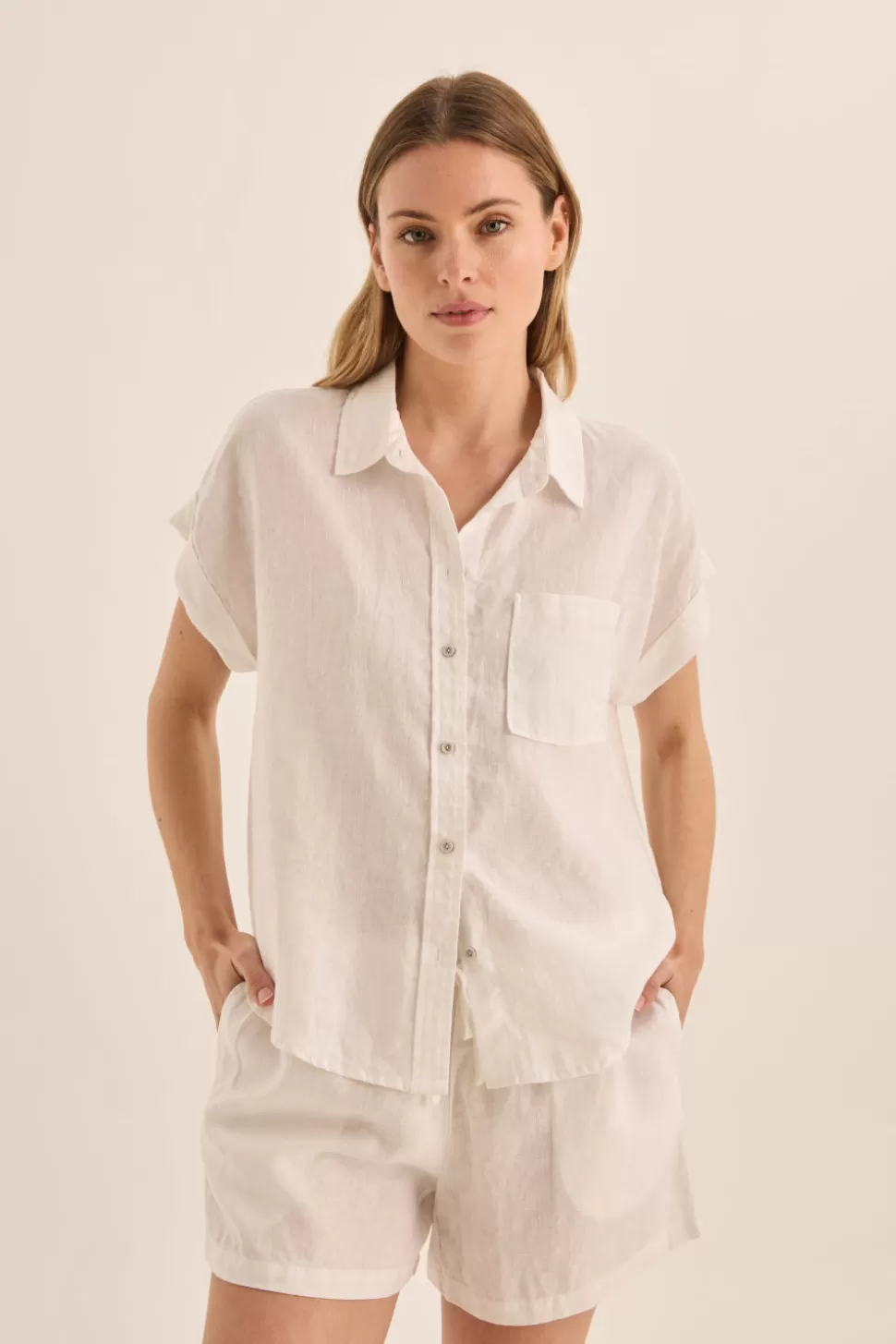 Gingerlily Loungewear | Pyjama Sets-Charlotte Linen Pyjama Set