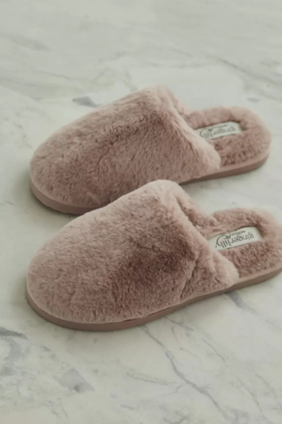 Gingerlily Sale | Slippers-Cortina Plush Fluffy Slipper