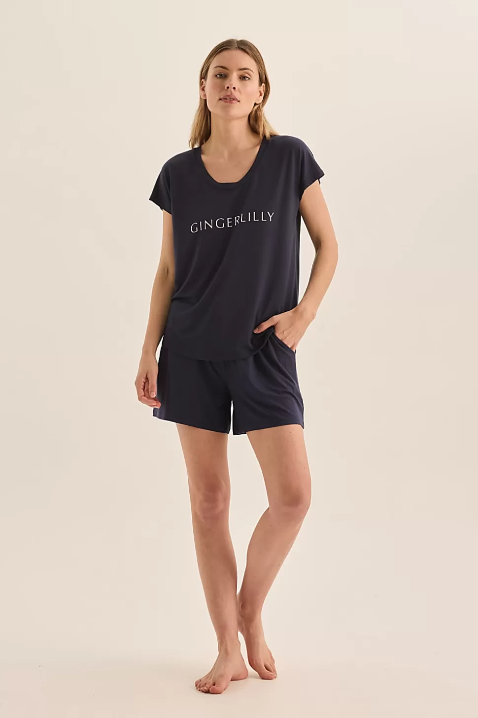 Gingerlily Softwear | Loungewear-Dahlia Bamboo Short Set