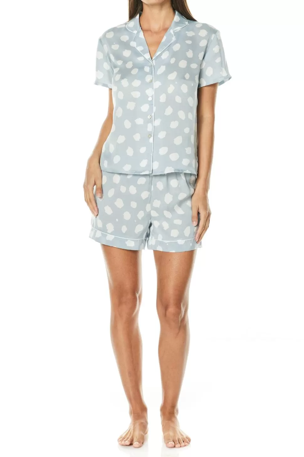 Gingerlily Sale | Pyjama Sets-Evita Blue PJ Short Set