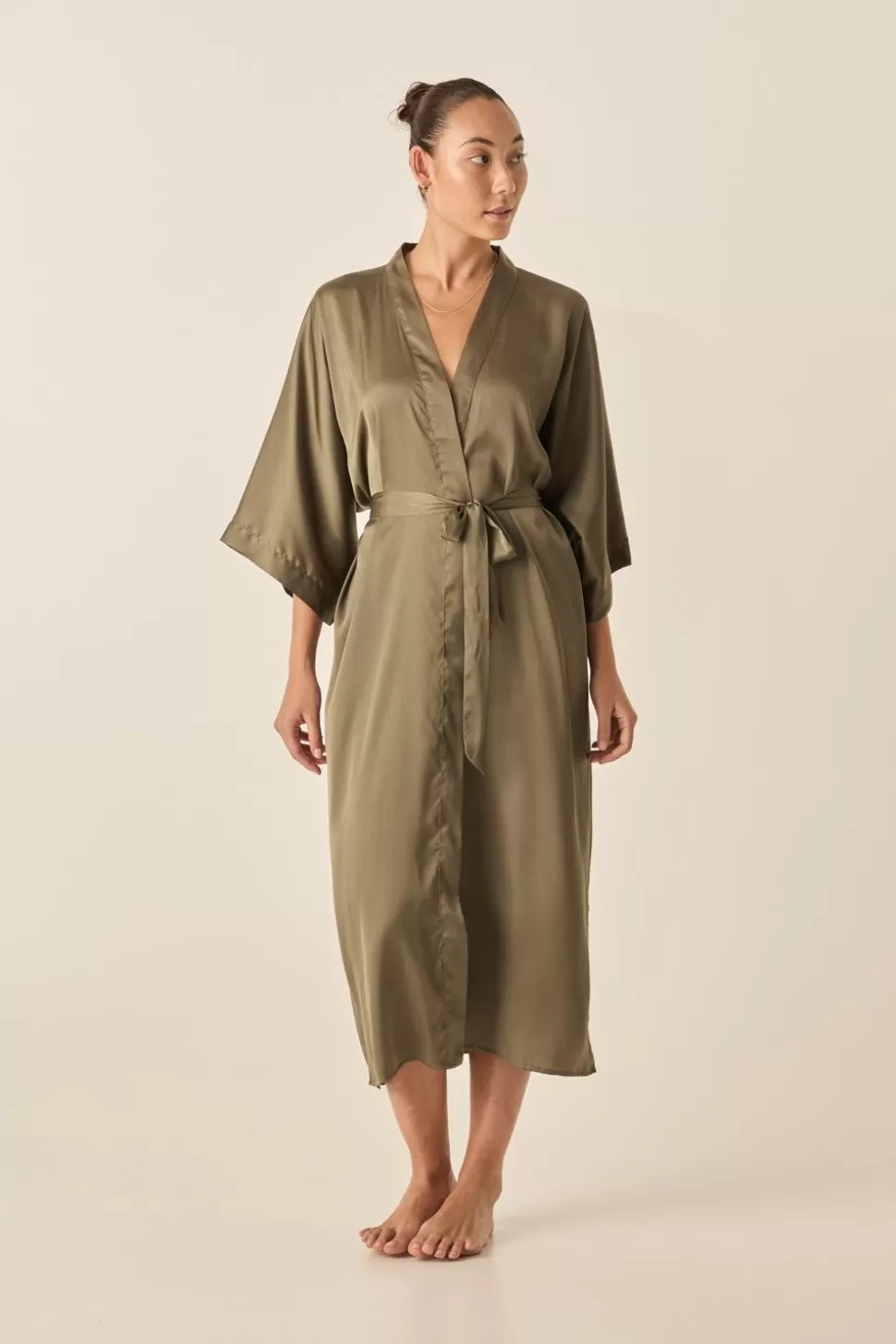 Gingerlily Robes-Florence Satin Robe