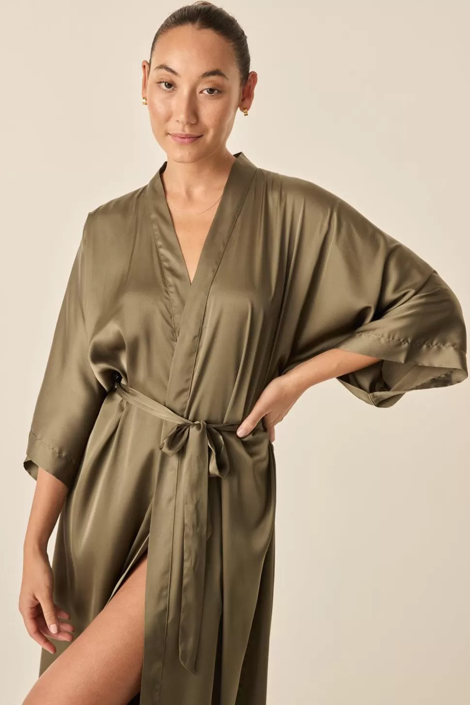 Gingerlily Robes-Florence Satin Robe