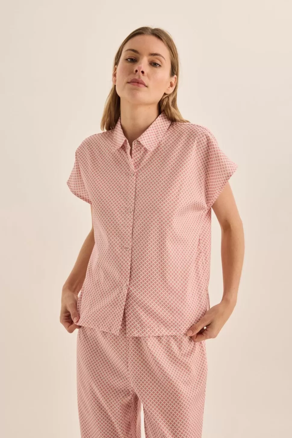 Gingerlily Pyjama Sets-Goldie Diamond Cotton PJ