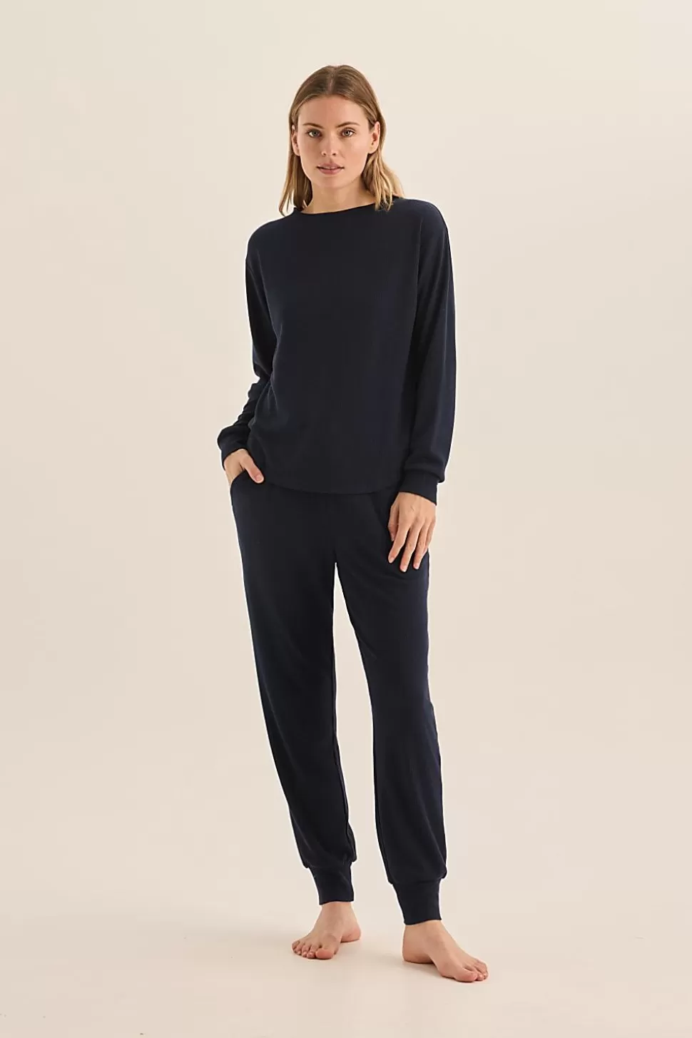 Gingerlily Sweats | Loungewear-Lainey Waffle Pyjama Set