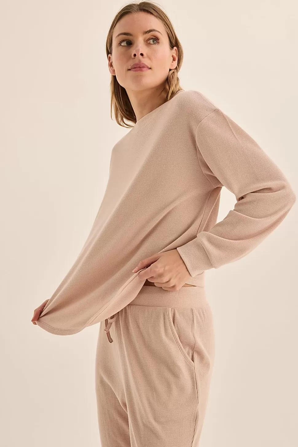 Gingerlily Sweats | Loungewear-Lainey Waffle Pyjama Set