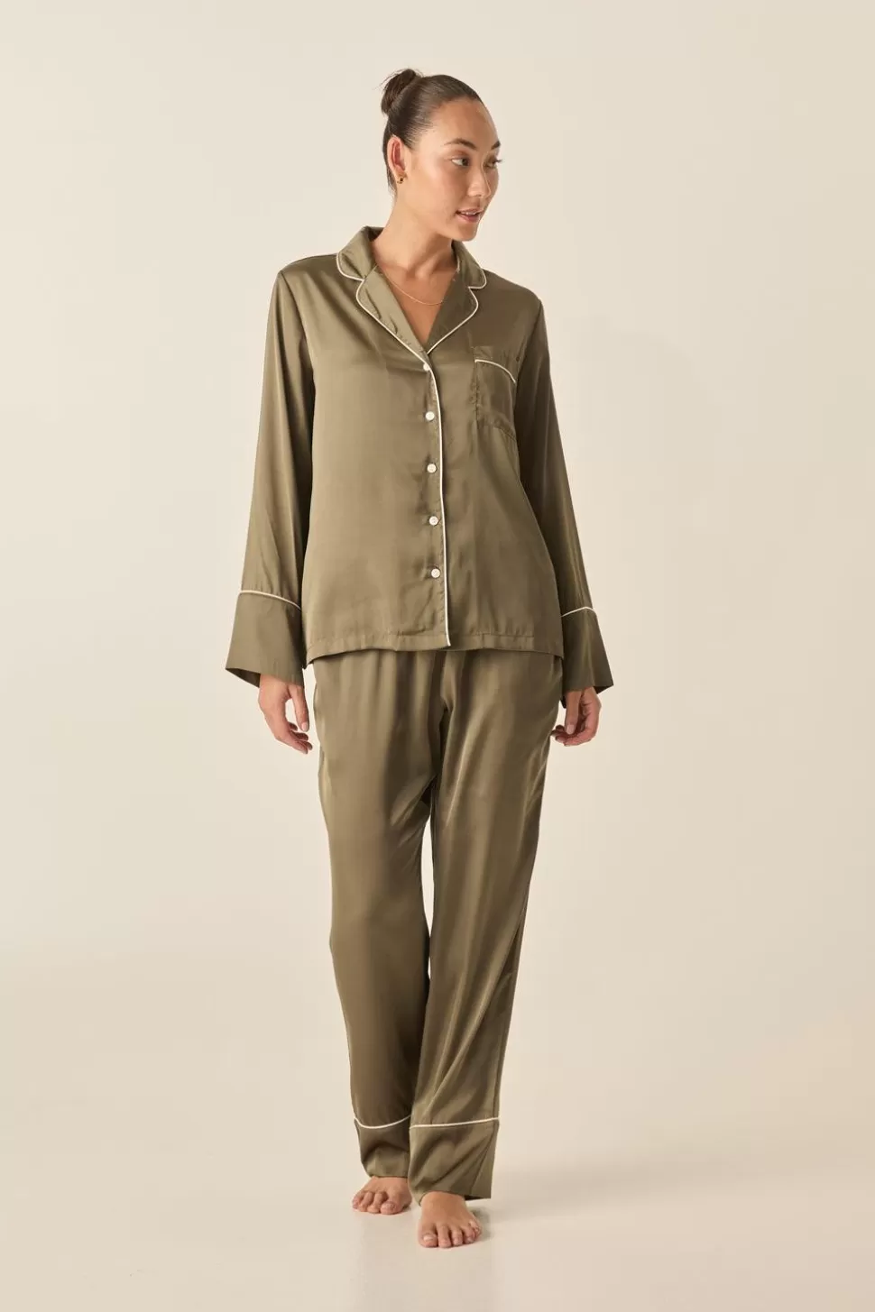 Gingerlily Pyjama Sets-Luella Silky Satin PJ Set