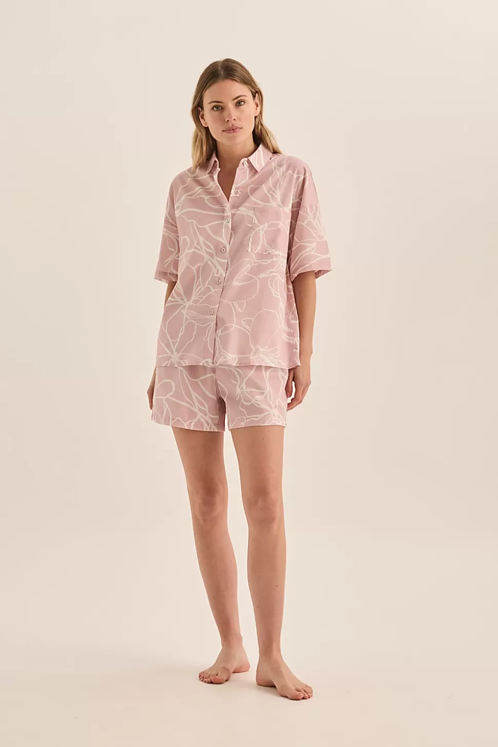 Gingerlily Resortwear | Pyjama Sets-Milana Cotton Floral PJ