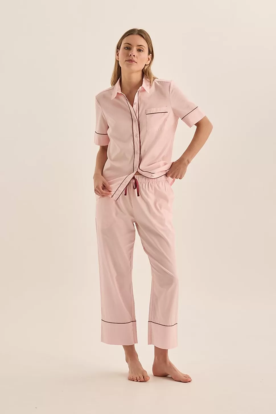 Gingerlily Pyjama Sets-Molly Double Piping Pyjama Set