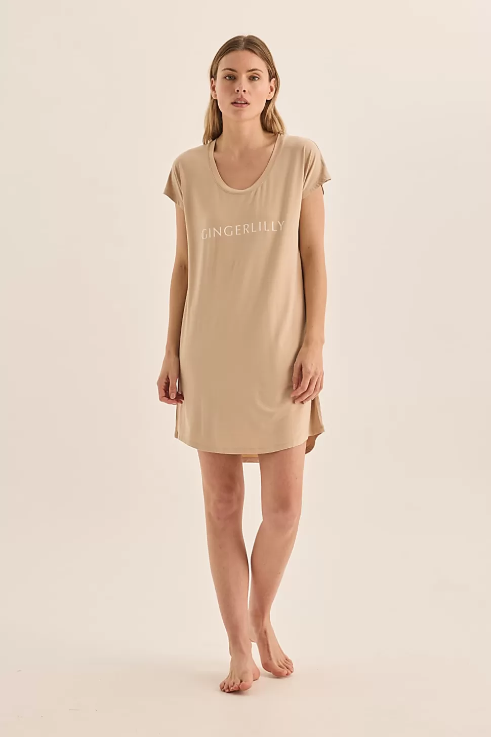 Gingerlily Softwear | Loungewear-Nova Bamboo Tee Nightie