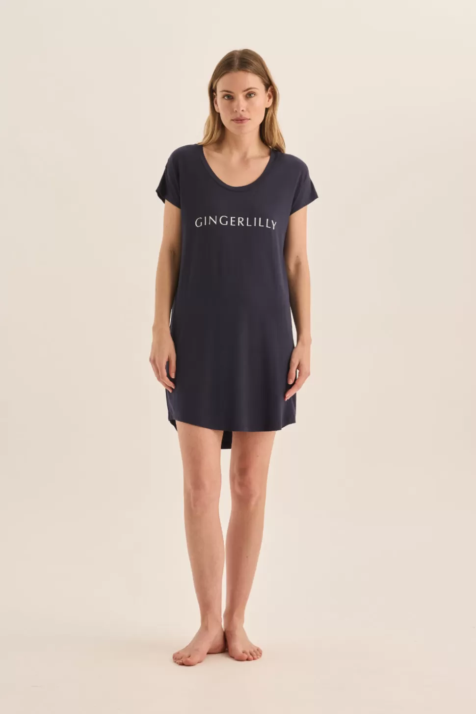 Gingerlily Softwear | Loungewear-Nova Bamboo Tee Nightie