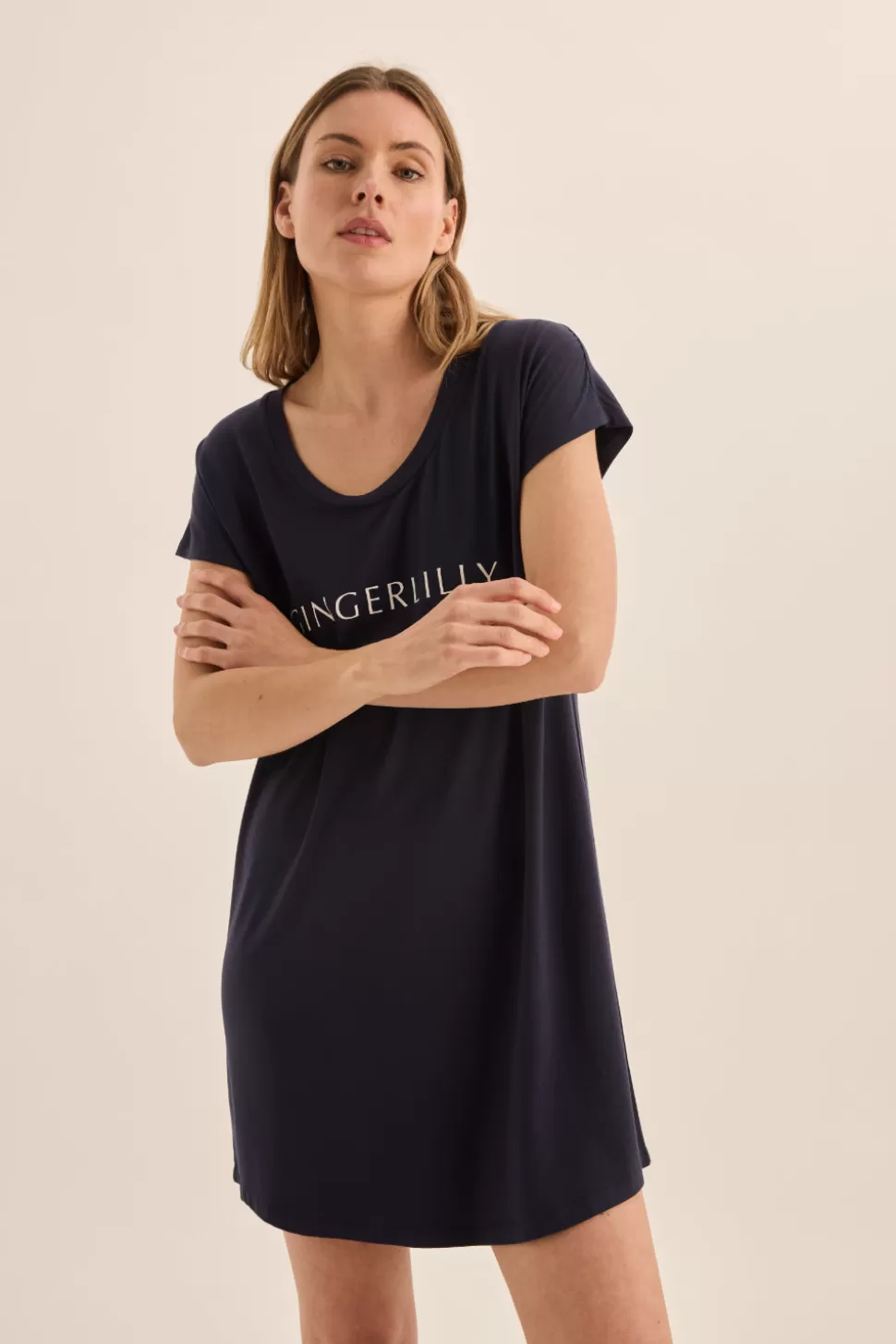 Gingerlily Softwear | Loungewear-Nova Bamboo Tee Nightie