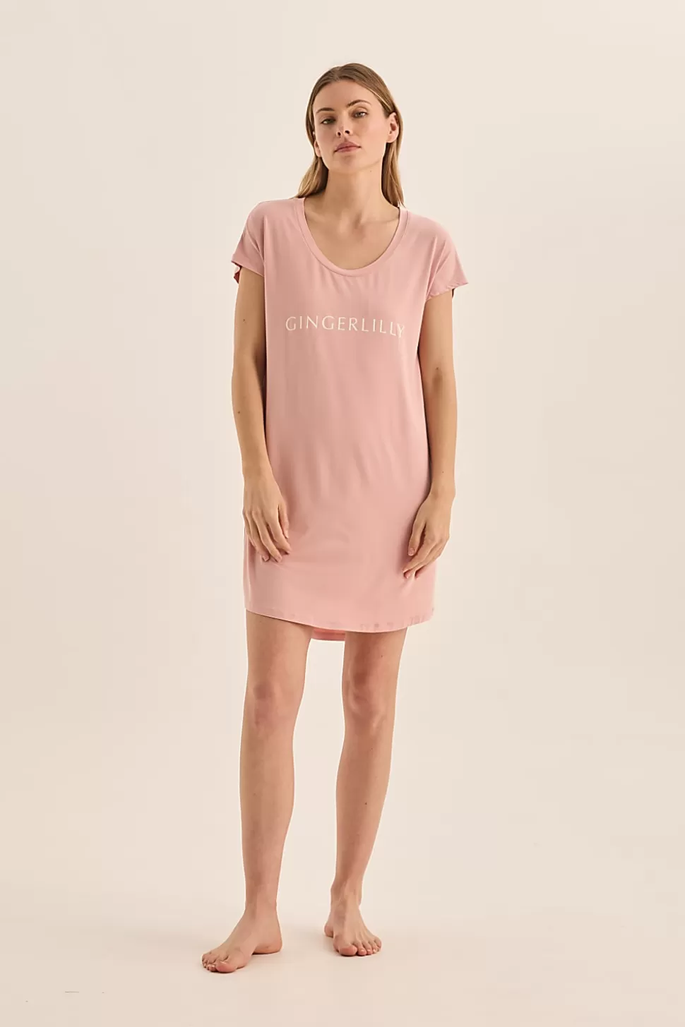 Gingerlily Softwear | Loungewear-Nova Bamboo Tee Nightie