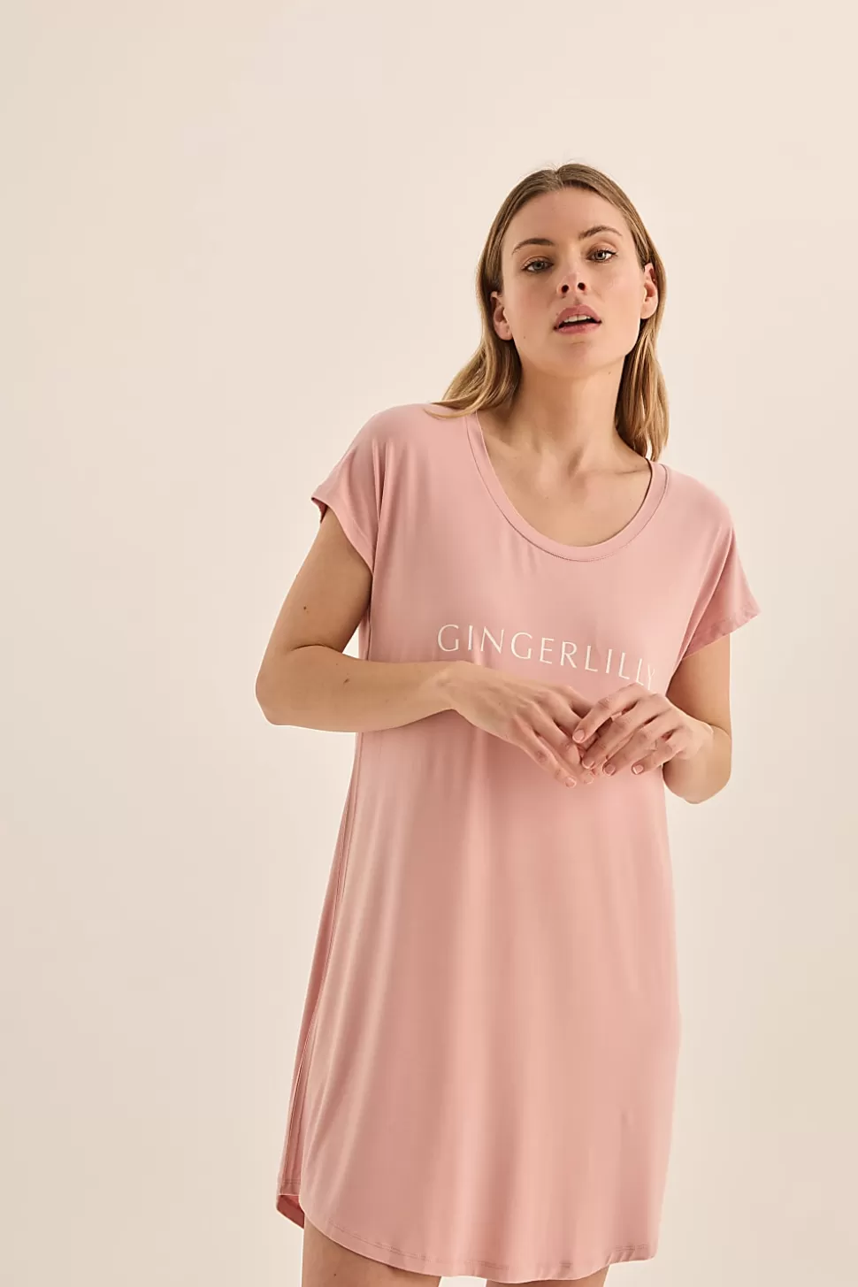 Gingerlily Softwear | Loungewear-Nova Bamboo Tee Nightie