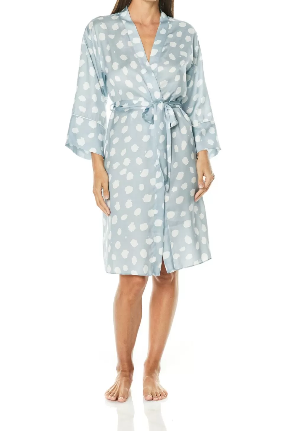 Gingerlily Sale | Robes-Raine Blue Geo Spot Robe